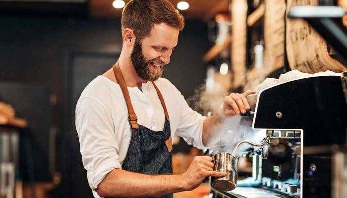 barista v kofeine